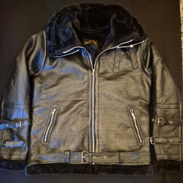 High Quality leather jackets black