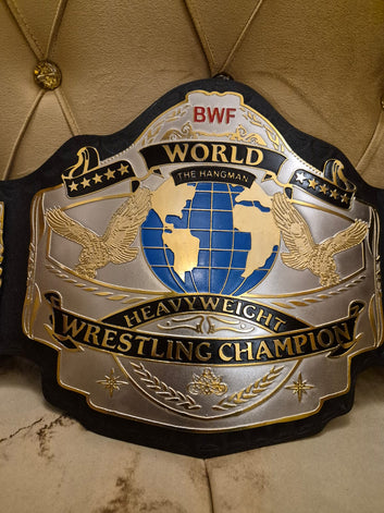 Wrestling championship Belt with leather strap (Copy)