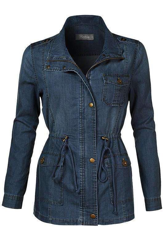 "Denim Long Jackets – A Statement in Every Step"