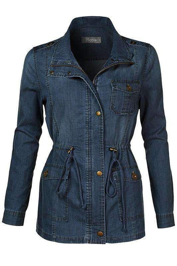 "Denim Long Jackets – A Statement in Every Step"