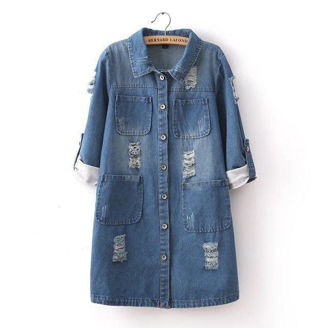 "Denim Long Jackets – A Statement in Every Step"