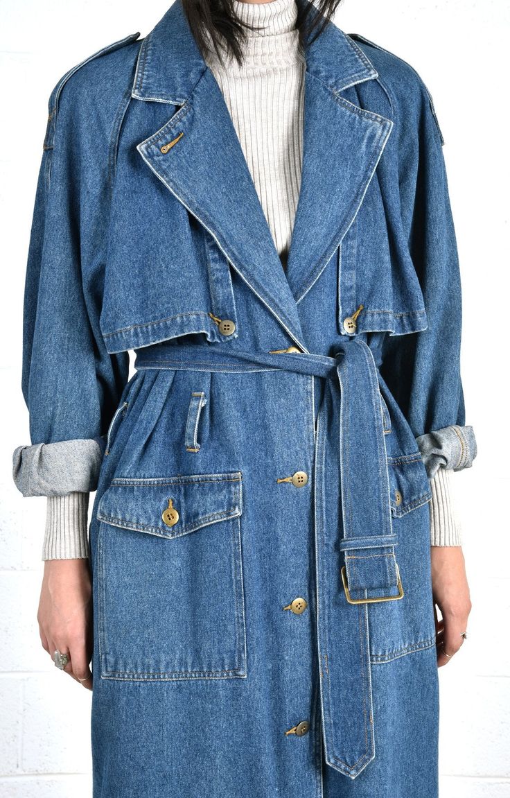 "Denim Long Jackets – A Statement in Every Step"