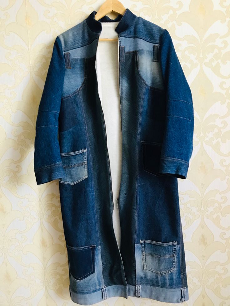 "Denim Long Jackets – A Statement in Every Step"