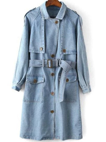 Denim Long Jackets , Stay Stylish, Stay Covered "