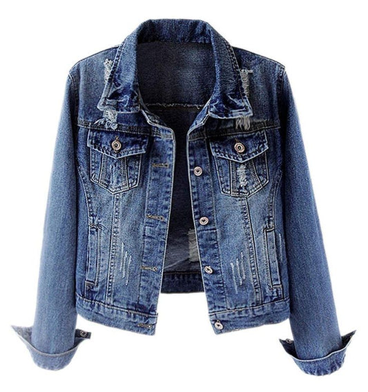 Denim Jacket- Bold in Blue: Signature Denim Look