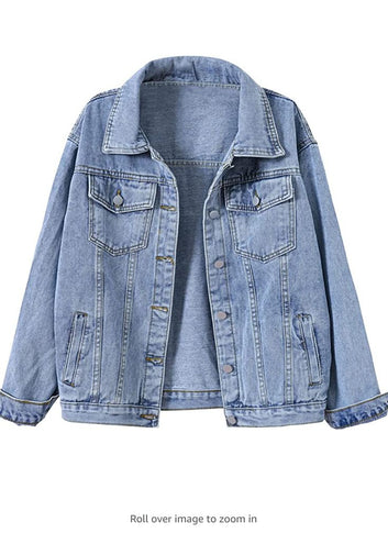 Denim Jacket- Bold in Blue: Signature Denim Look