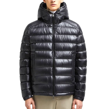 Double Hood Short Puffer Jacket