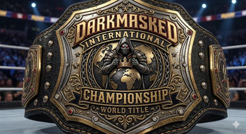 Customized Championship Belt with leather strap