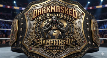 Customized Championship Belt with leather strap