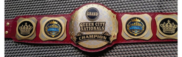 Customized Championship Belt with leather strap