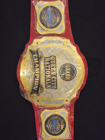 Customized Championship Belt with leather strap