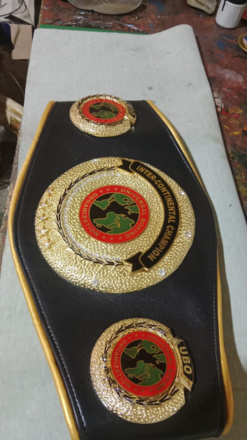 Customized Championship Belt with leather strap