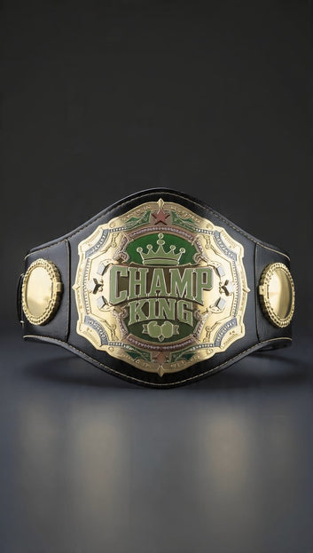 Customized Championship Belt with leather strap
