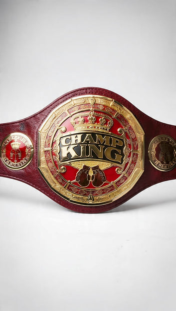 Customized Championship Belt with leather strap