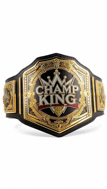 Customized Championship Belt with leather strap