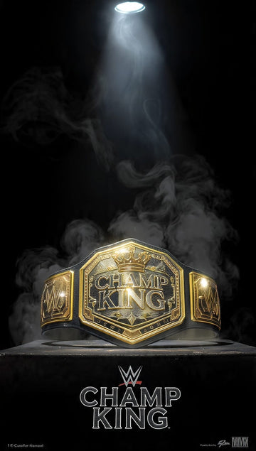 Customized Championship Belt with leather strap