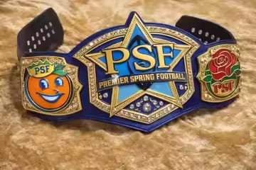Customized Championship Belt with leather strap