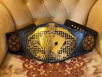 Customized Championship Belt with leather strap