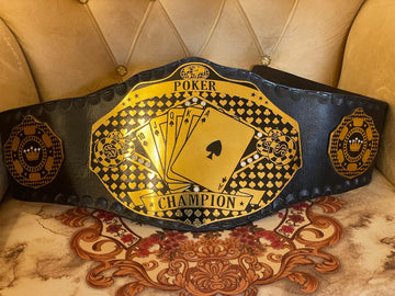 Customized Championship Belt with leather strap