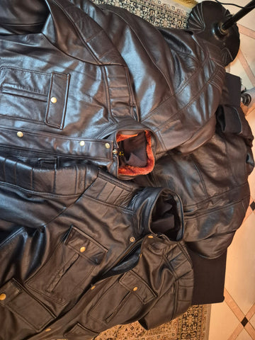 Premium Quality Men's Leather Jacket With Multi-Pocket Design