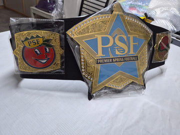 Customized Championship Belt with leather strap
